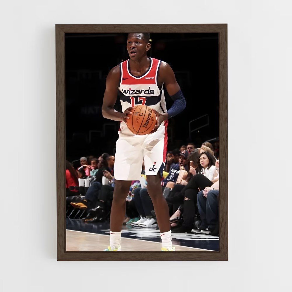 Poster Champion en Blanc – affiche Basketball (vue 5)